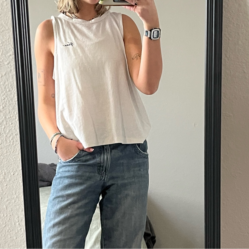 Lacoste White Sleeveless Top Lacoste White Sleeveless Top